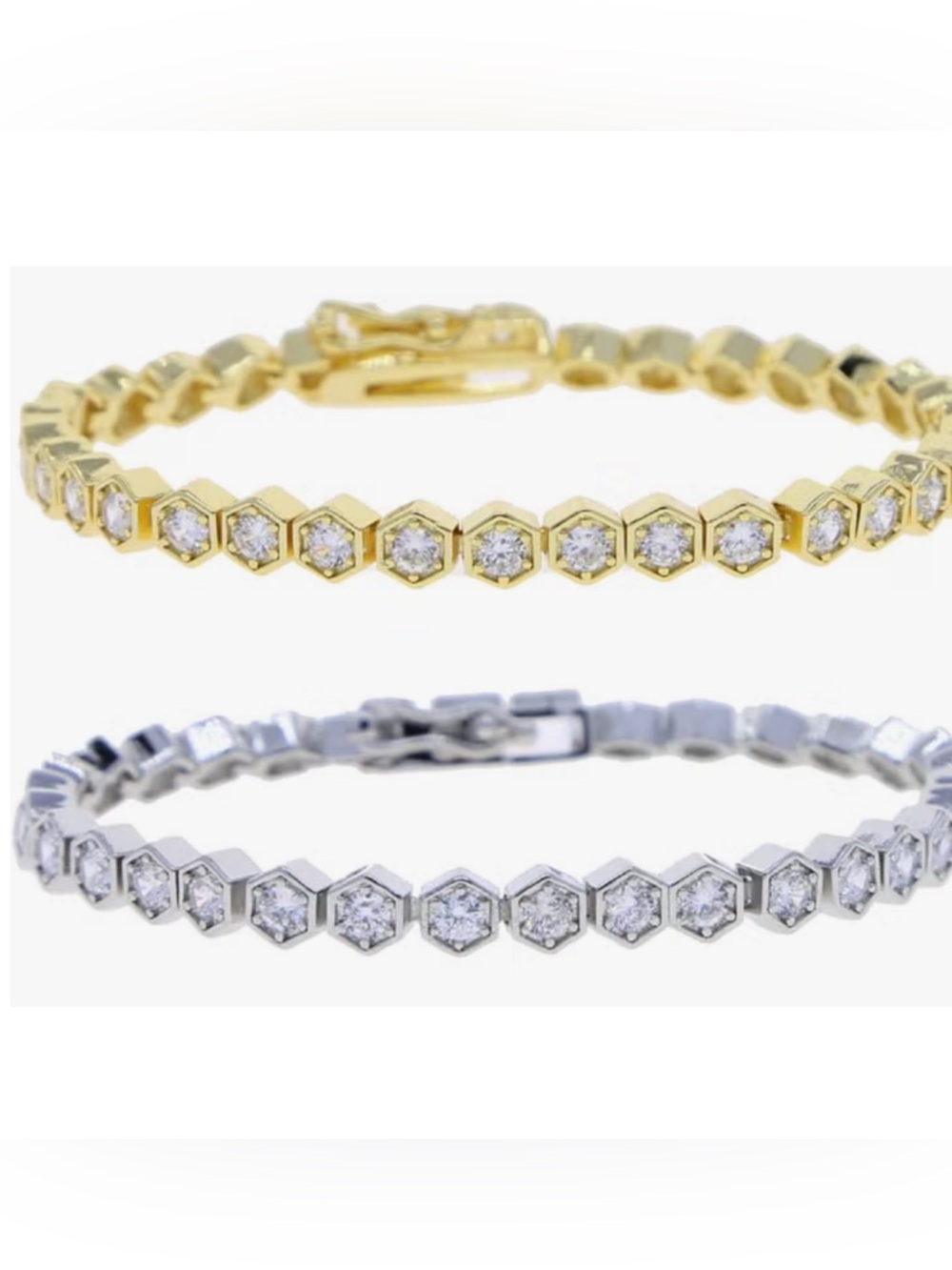 Honeycomb Tennis Bracelet